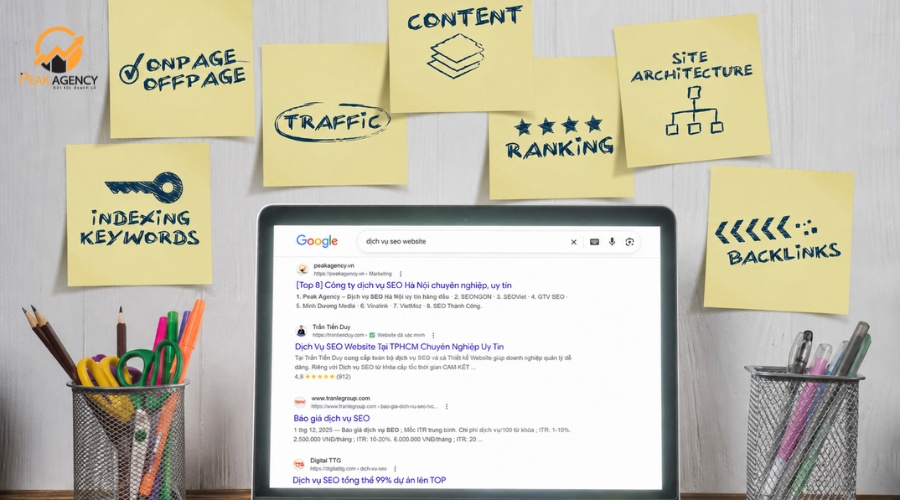 Quy trình dịch vụ SEO Hà Nội tại Peak Agency Quy trình dịch vụ SEO Hà Nội tại Peak Agency