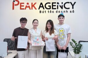 Peak Agency chúc mừng sinh nhật Huệ, Đăng và Nam