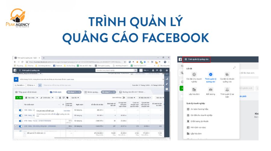 Trình quản lý quảng cáo Facebook