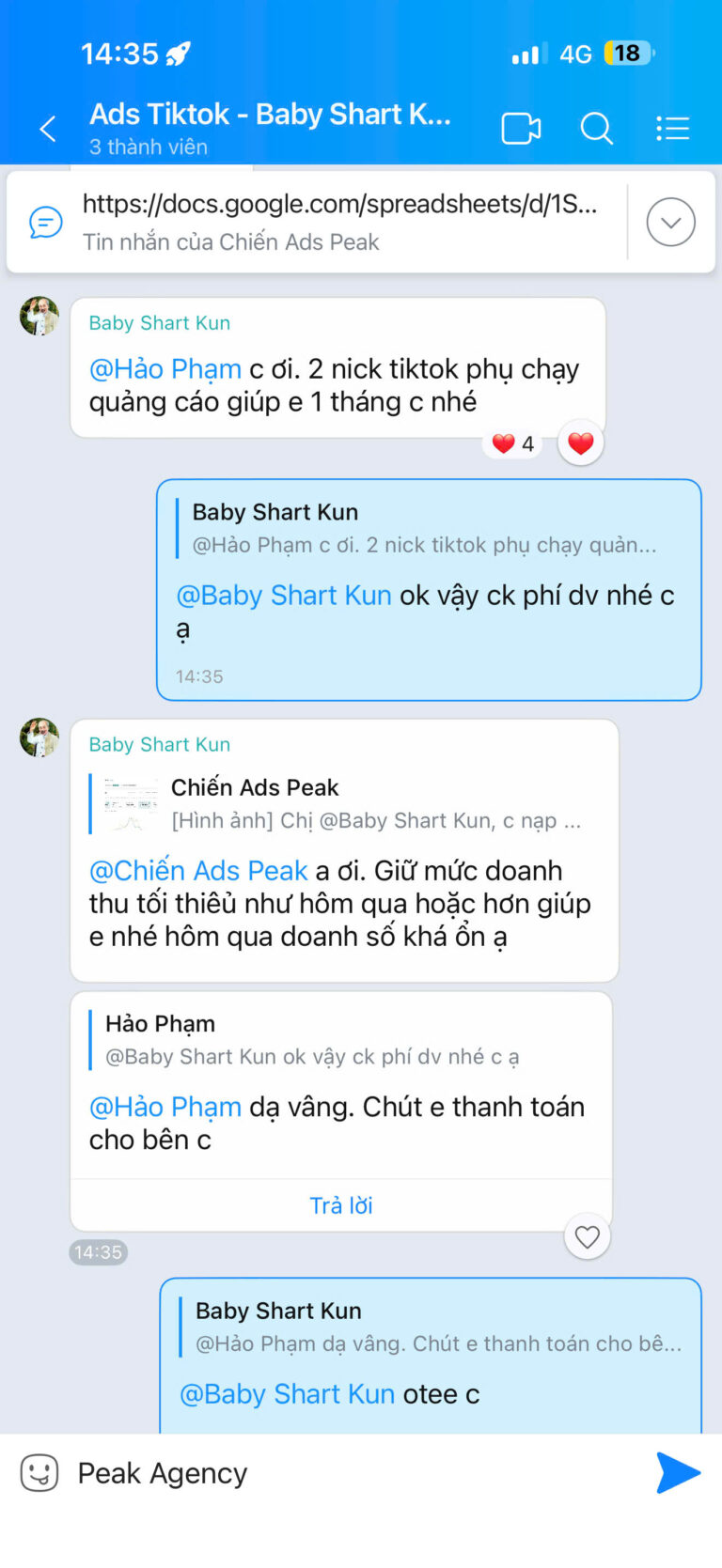 Khách hàng nói về Peak Agency 14