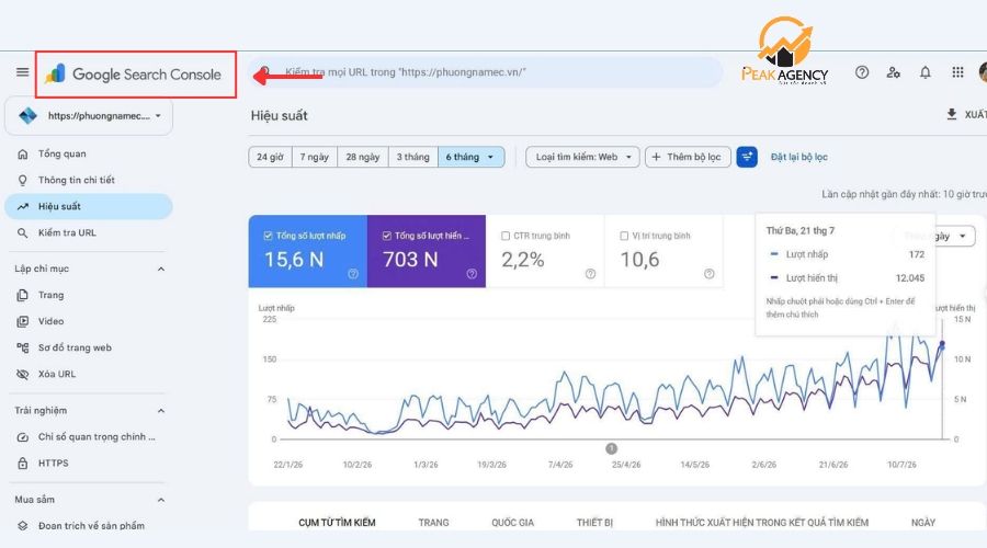 Phần mềm seo website miễn phí Google Search Console Phần mềm seo website miễn phí Google Search Console